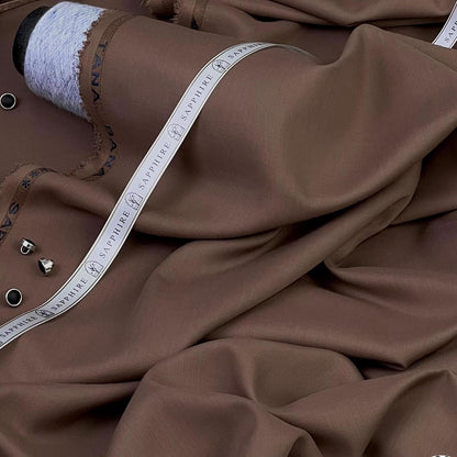 Men’s Unstitched Wash And Wear Plain Suit